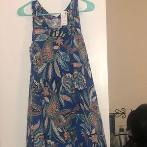 PAISLEY PRINT DRESS